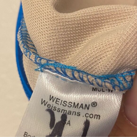 WEISSMAN Elite Dance Costume aqua blue rhinestone Heat Wave SQ13216 SA adult - Picture 9 of 11